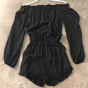 Off the shoulder romper